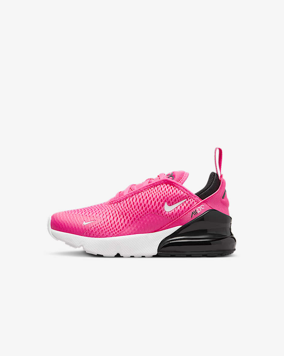 Pink and blue nike 270 discount